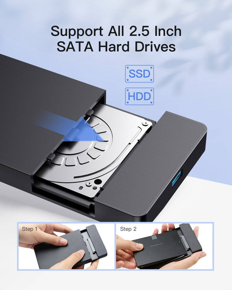 2.5" Hard Drive Enclosure with Smart Switch, FE2013