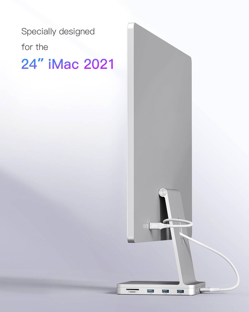 8-in-1 iMac 24" 2021 Docking Station, USB 3.2 Gen 2, DK2001