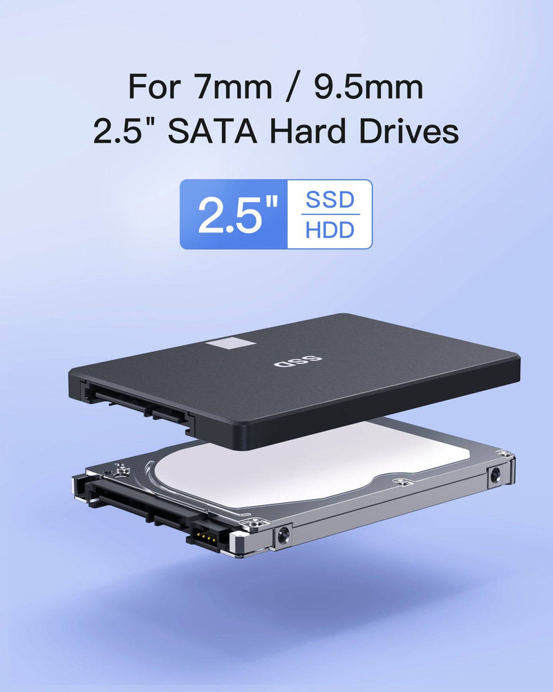 2.5" Hard Drive Enclosure with USB 3.2 & 6Gbps Transmission, FE2014