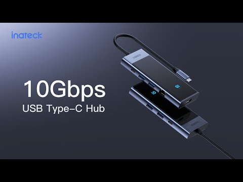 8-in-1 USB 3.2 Gen 2 Hub with Ethernet port & HDMI Ports, HB2023