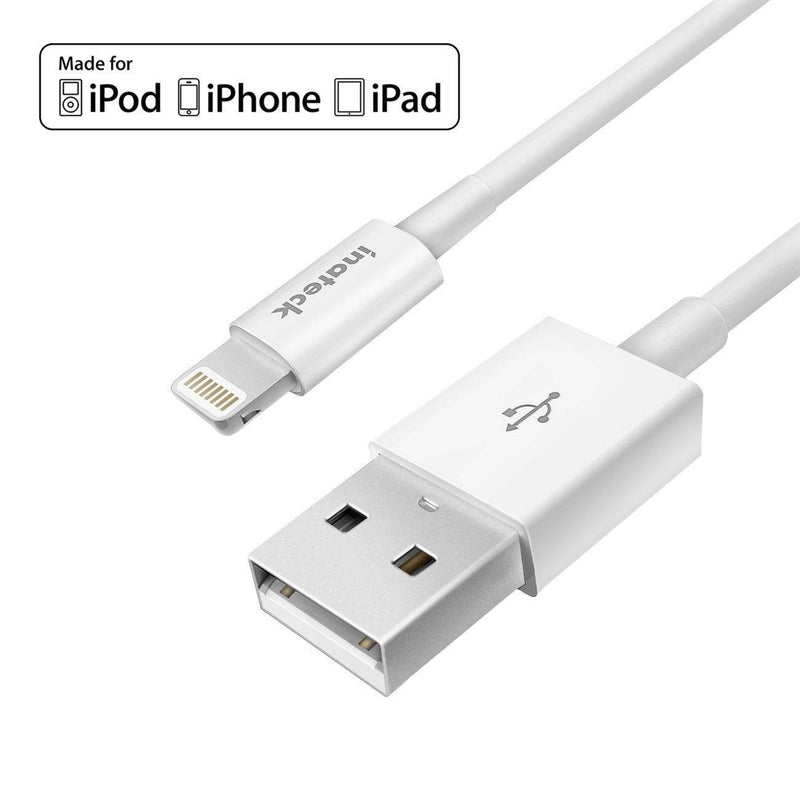 Inateck [Apple MFi Certified] 2-Pack of 2m/6.6ft Lightning Cable LG1003