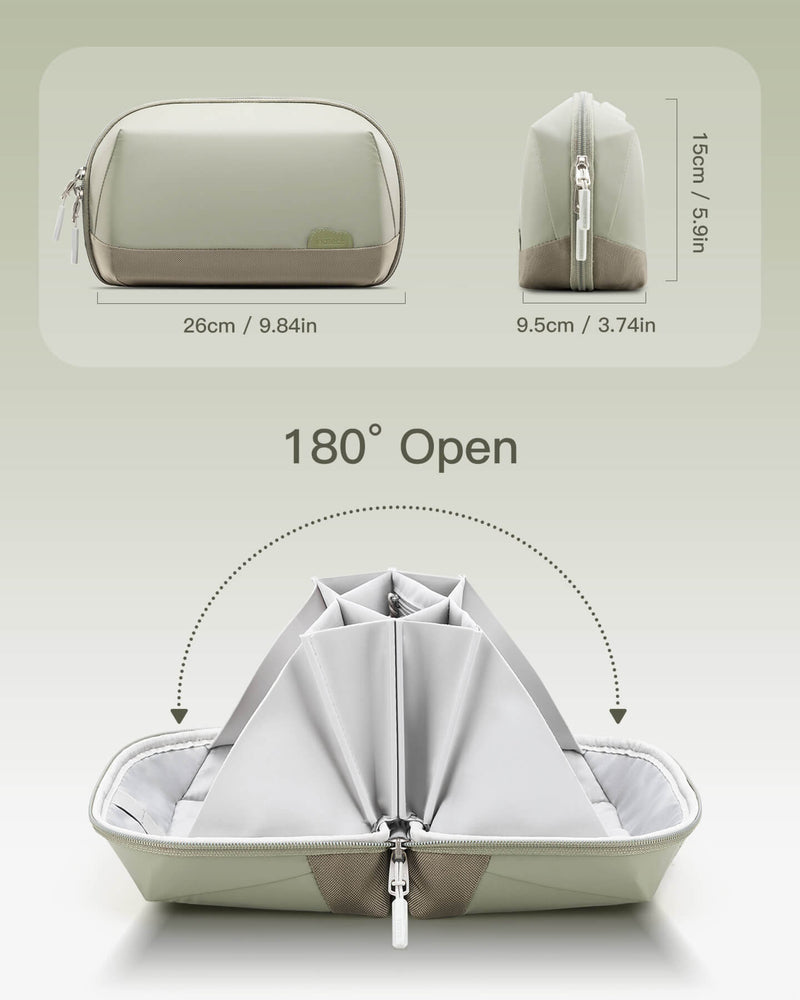 Inateck Multipurpose Electronics Organizer with 180° Open, AB03007