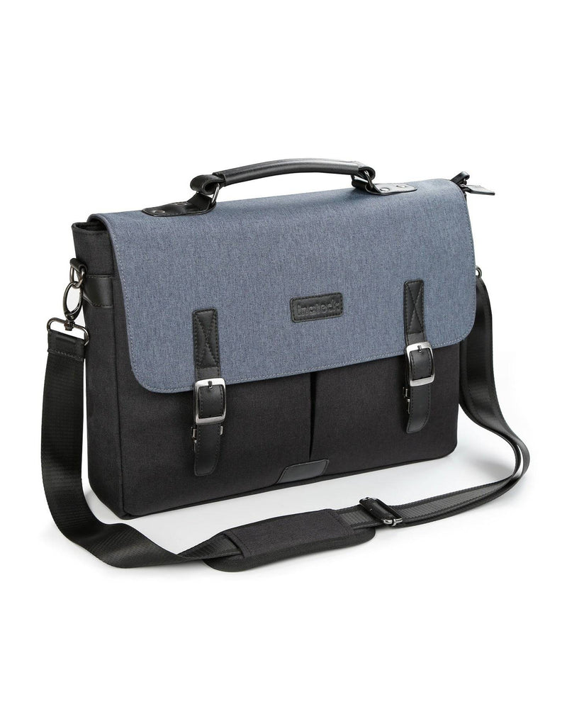 14-15 Inch Laptop Shoulder Bag LB1405, Black Blue