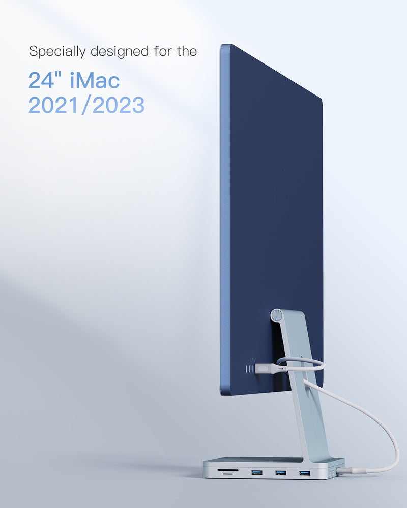 8-in-1 iMac 24" 2021 Docking Station, USB 3.2 Gen 2, DK2001