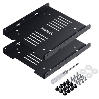 Inateck 2.5 to 3.5 Adapter, SSD Mounting Bracket, 2.5 to 3.5 Hard Drive Adapter (2 Pack), SA04004