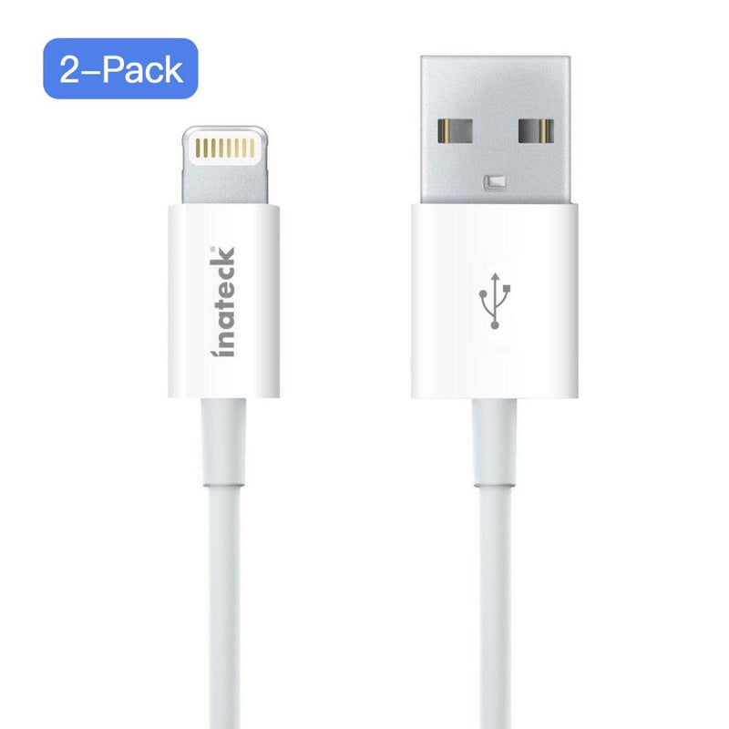 [Apple MFi Certified] 2-Pack of 2m/6.6ft Lightning Cable LG1003