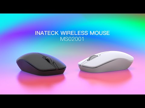 Wireless Mouse 2.4G Slim Mouse with 2 Nano Receiver USB A/USB C, Noiseless Mouse, Compatible with Notebook, PC, Laptop, MacBook, MS02001 Black